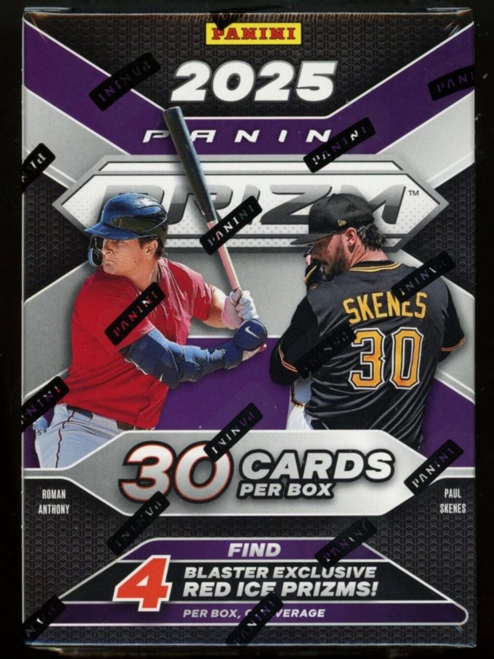 2025 Baseball Trading Card Blaster Box - 6 Packs with 4 Exclusive Ice Parallels